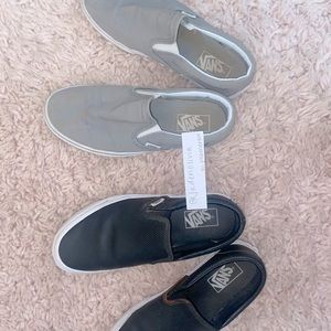 VANS BUNDLE! 2 pairs of used, size 8 slip-on vans.